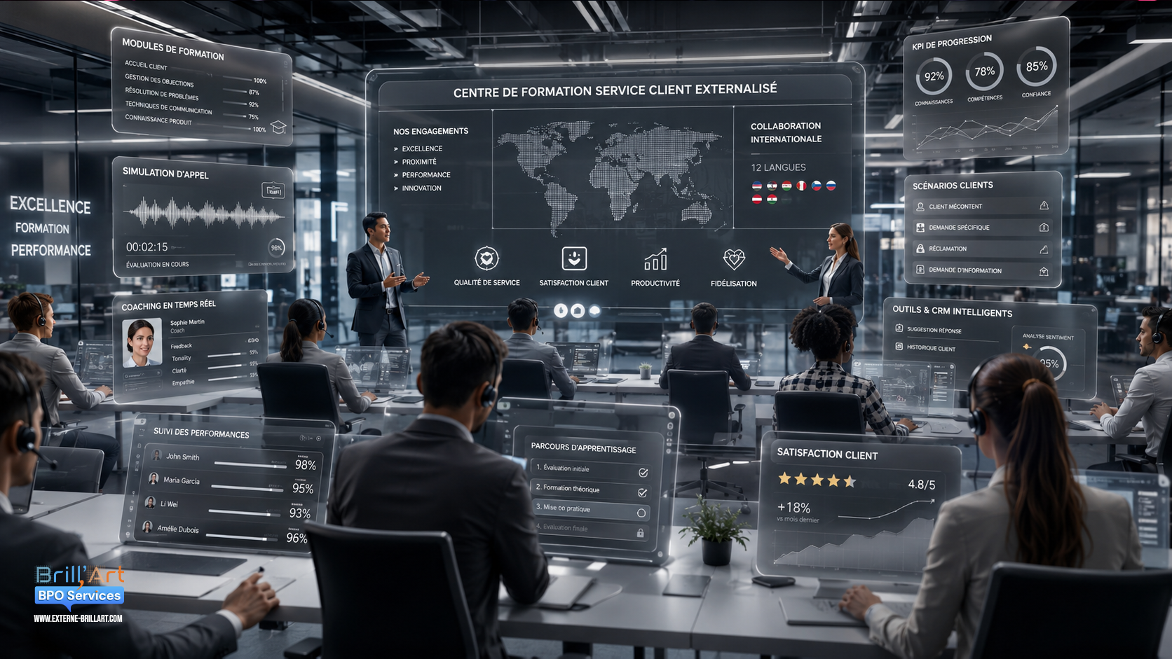 Comment former efficacement vos agents service client externalisés